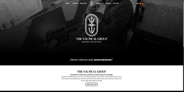 De website van The Nautical Group